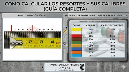 RESORTE PARA PORTON 207 AMARILLO